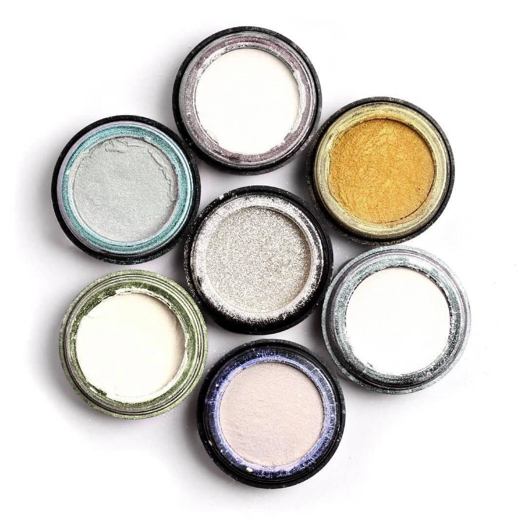 Chrome powder Full collection contains 19 powders