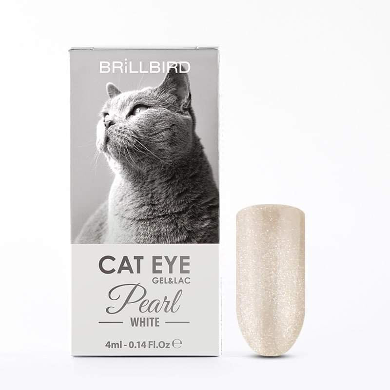 Cat eye - Pearl White