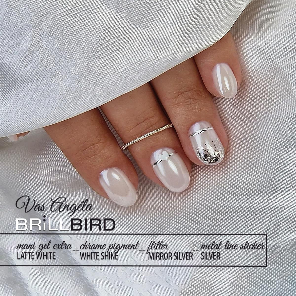 Chrome powder - White shine – Brillbird USA
