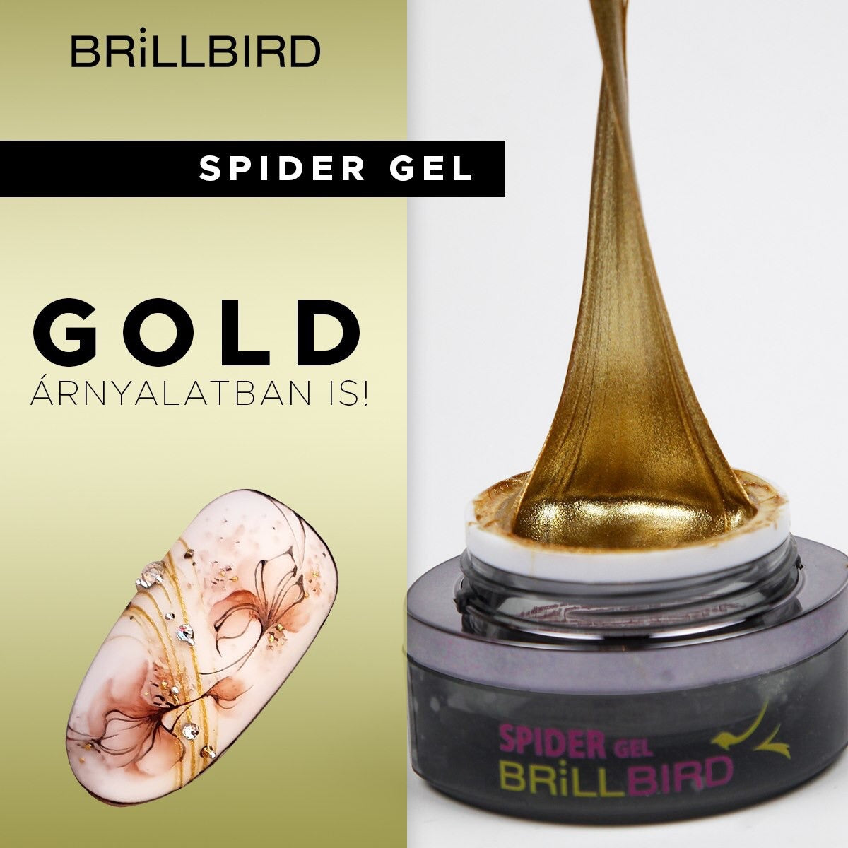 Spider gel - Gold