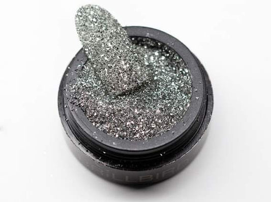 Pixie diamonds with reflective glitter