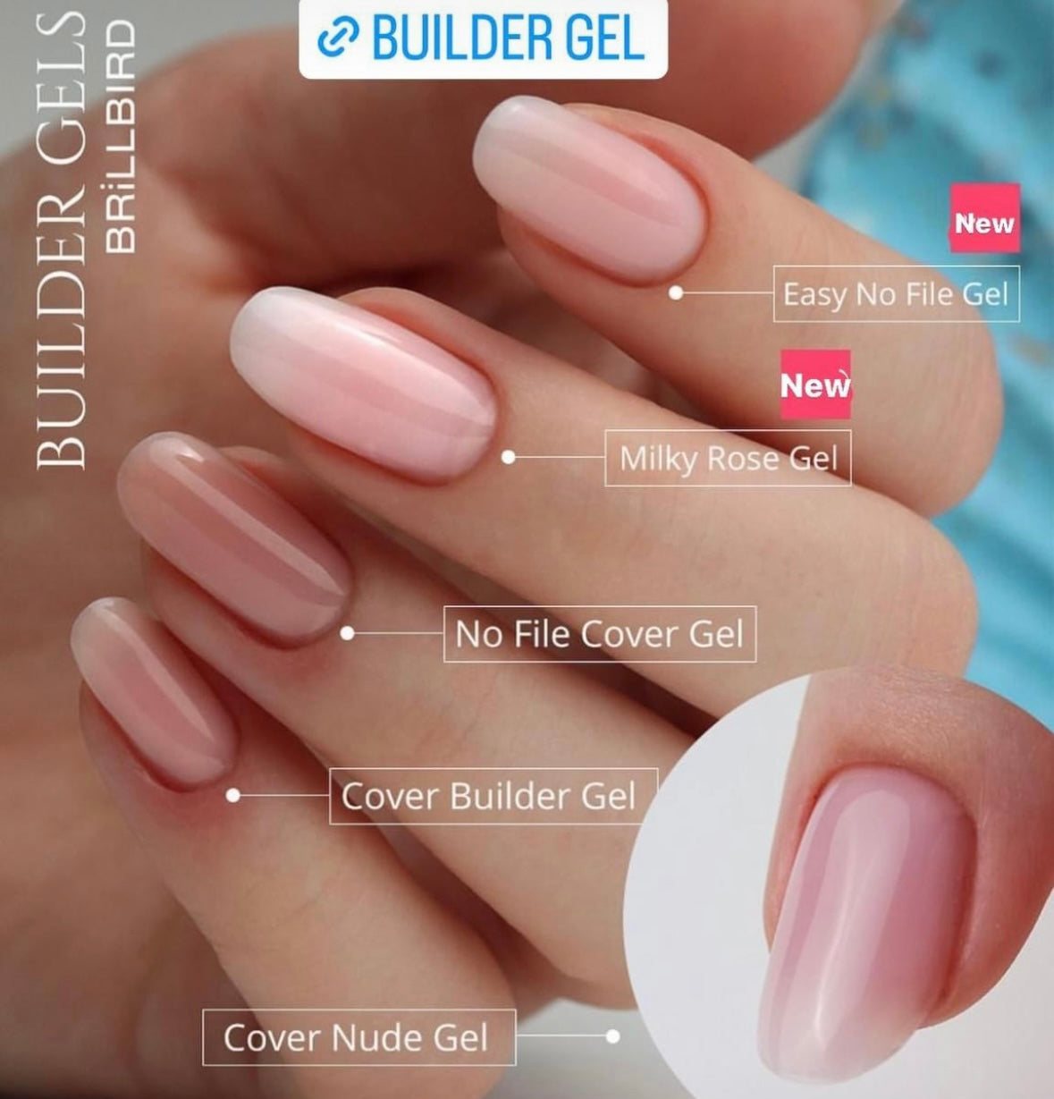 HOW TO APPLY BUILDER GEL NAILS STEP BY STEP + Easy Chrome Nail Art - YouTube